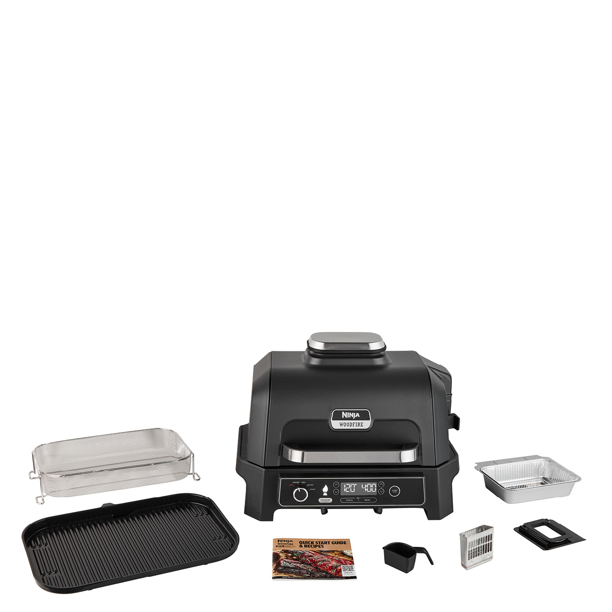 Ninja Woodfire Smart Cook System XL Sähköinen BBG-grilli 1700W