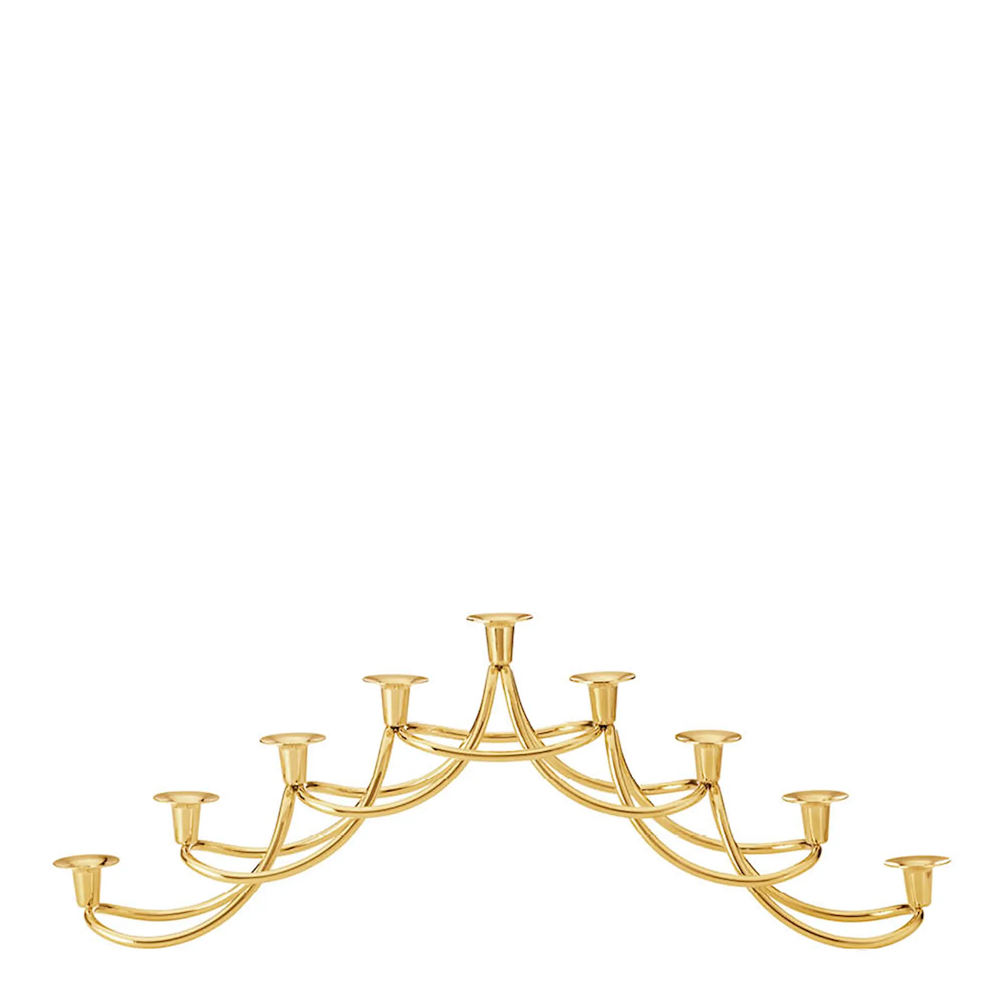 Georg Jensen Harmony ljusstake 14x39 cm guld