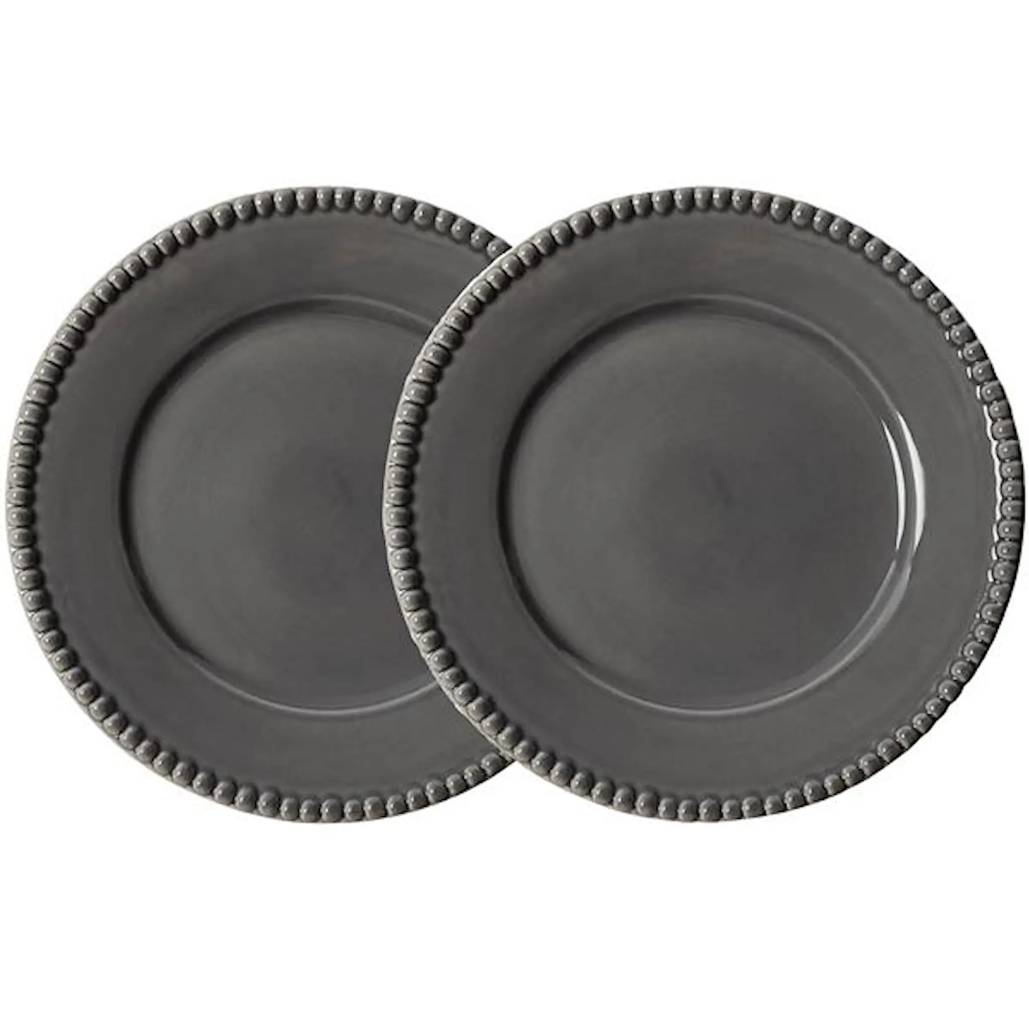 PotteryJo Daria tallrik 28 cm 2-pack clean grey