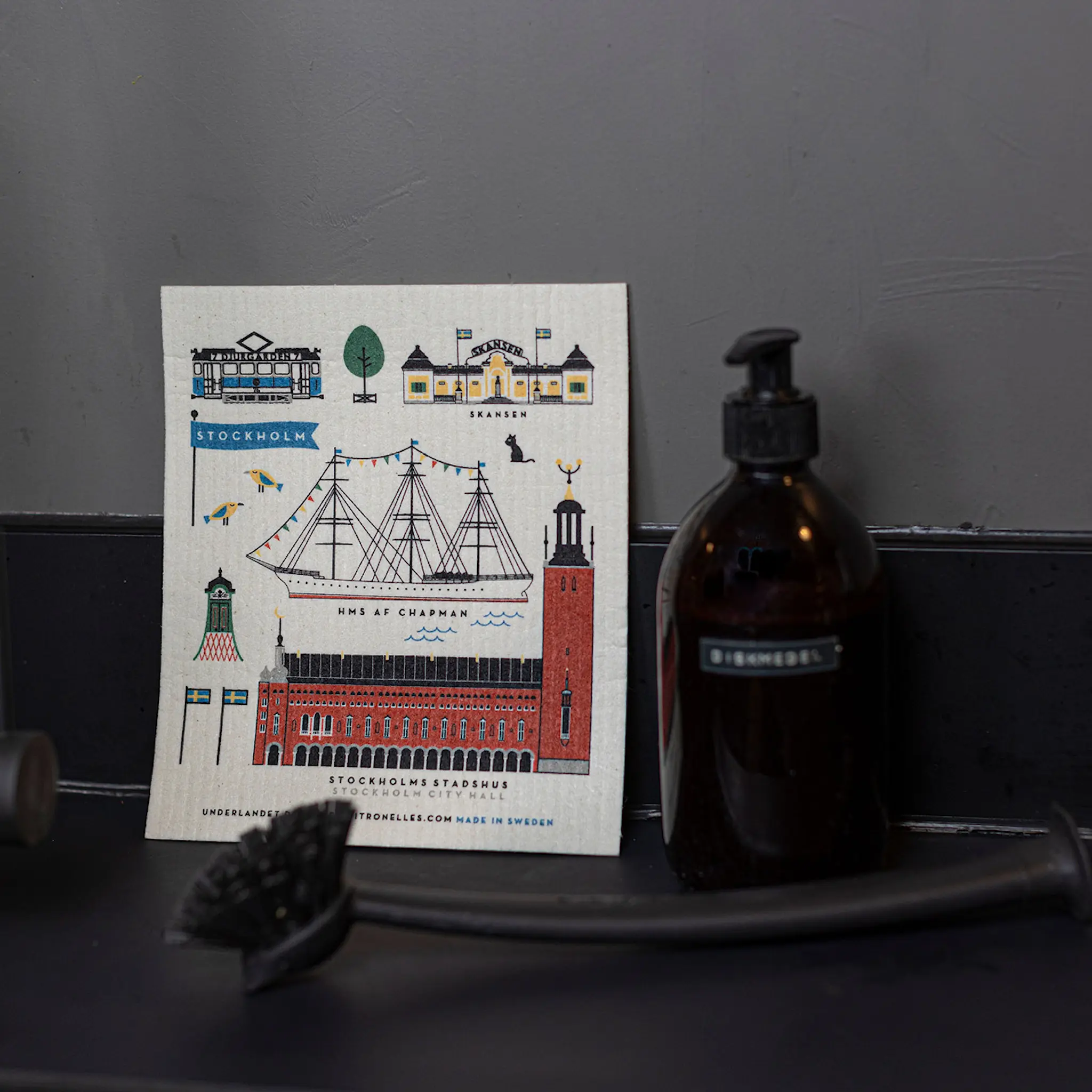 Citronelles Stockholm City Tiskirätti 20x18 cm