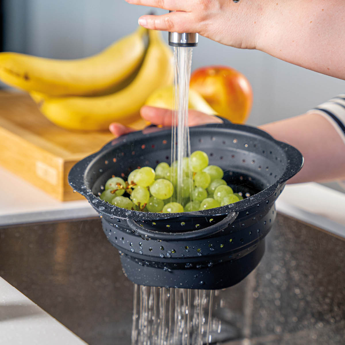 Kochblume Sammenleggbar sil str M 28/19 cm antrasittgrå