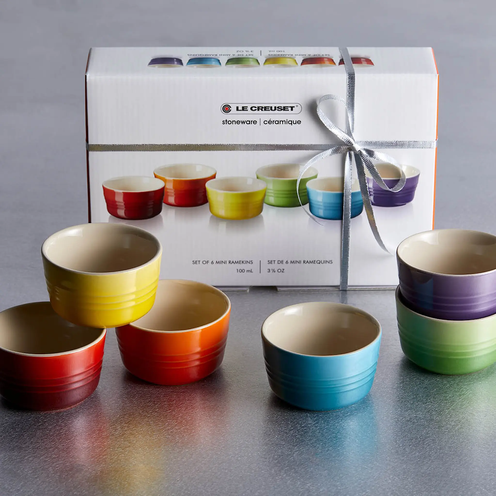 Le Creuset Rainbow Annosvuoka mini 6 kpl