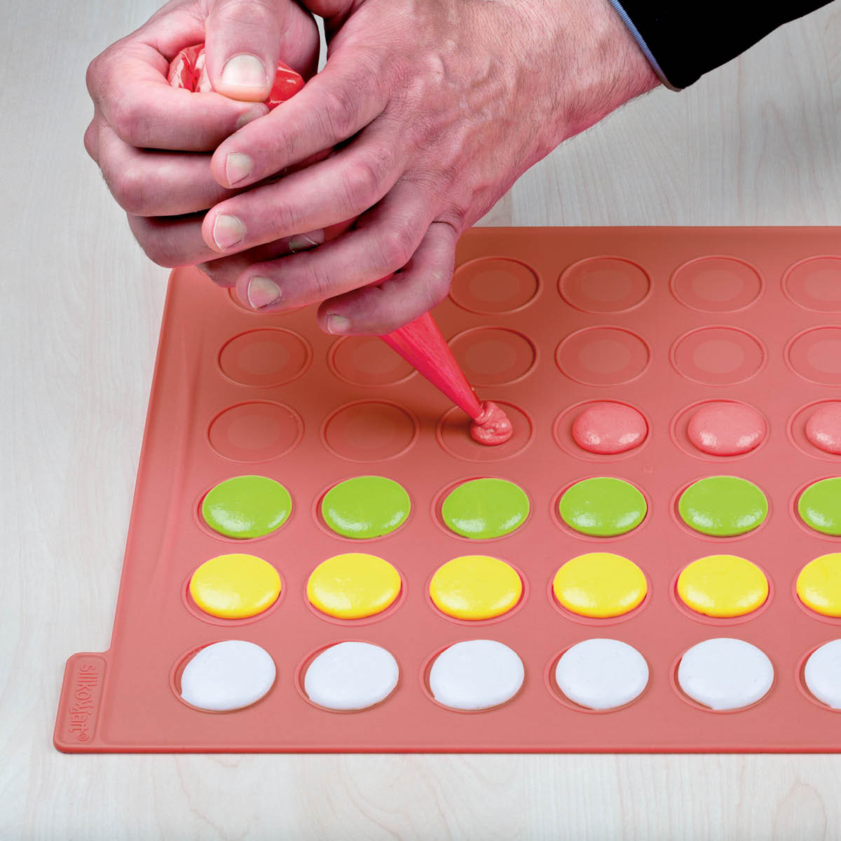 Silikomart Macarons silikonmatte 24 stk 30x40 cm