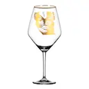 Rödvinsglas Golden Butterfly 75 cl Guld