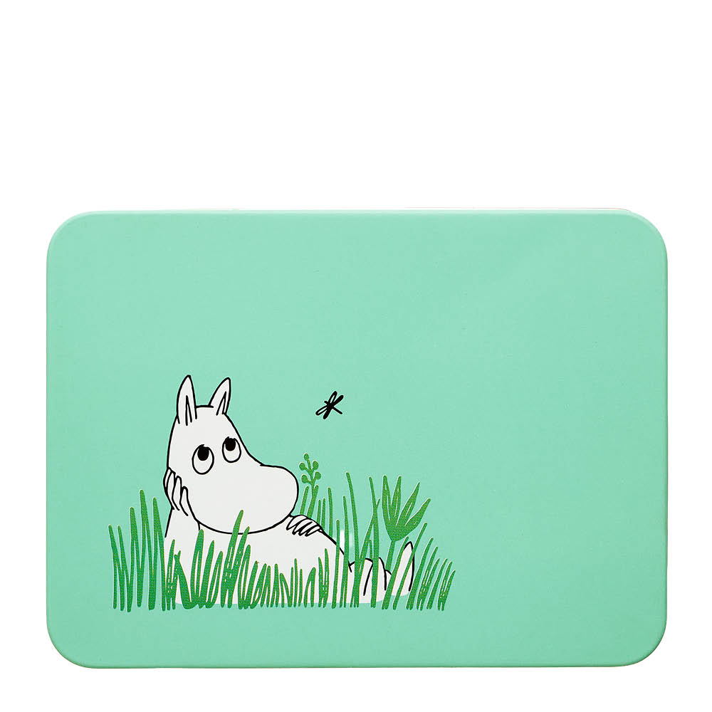 Muurla Muumi Peltipurkki pojat 14,5x10,5 cm Vihreä