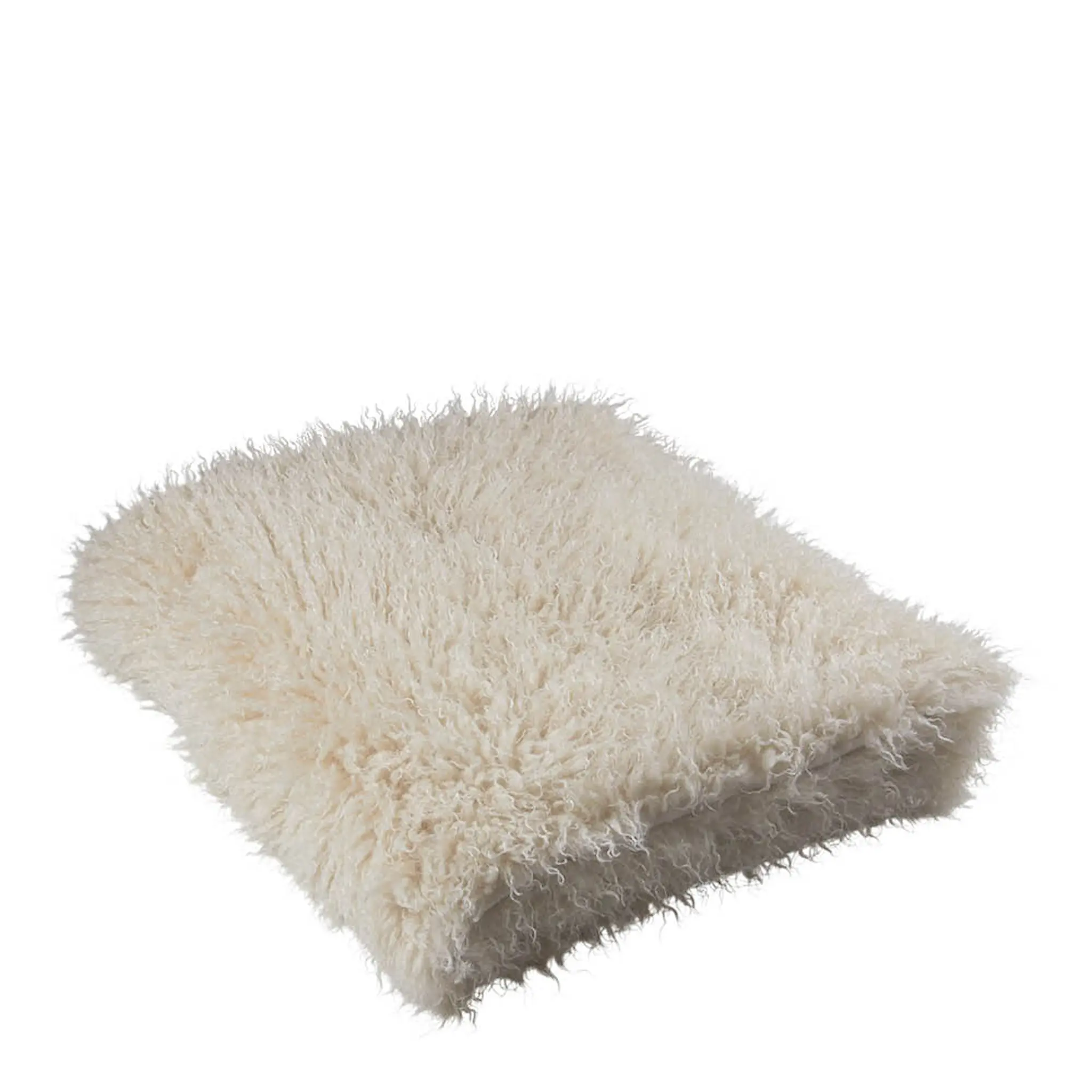 Fondaco Curly pläd 120x150 cm offwhite