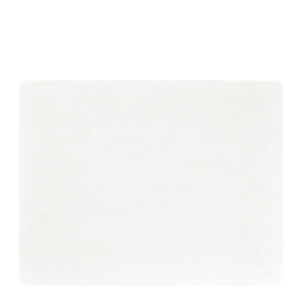 LIND DNA - Square Corduroy Pöytätabletti 35x45 cm Pure White