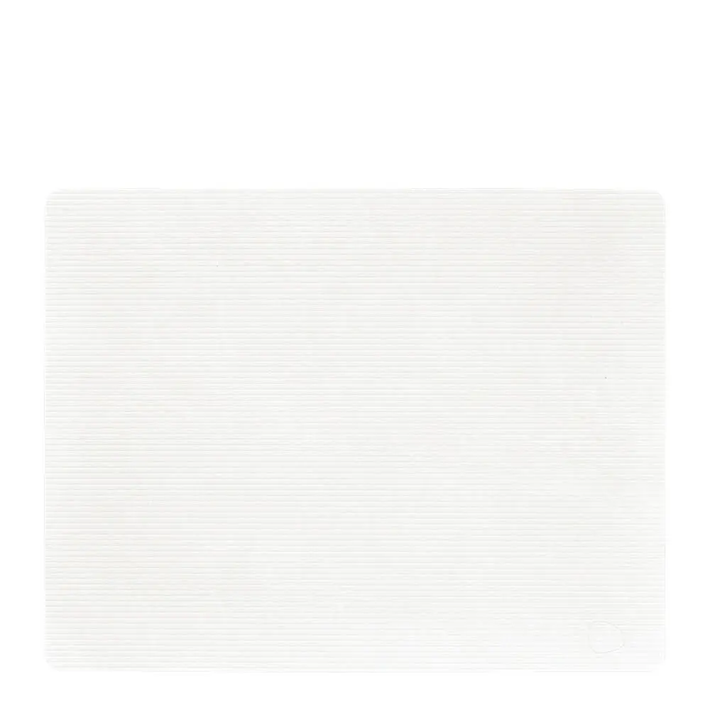 Square Corduroy spisebrikke 35x45 cm Pure White