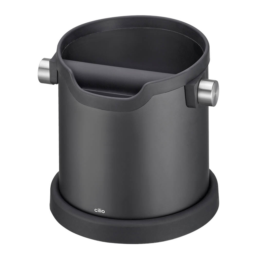 Cilio - Barista knock box Purusäiliö 16,5 Musta