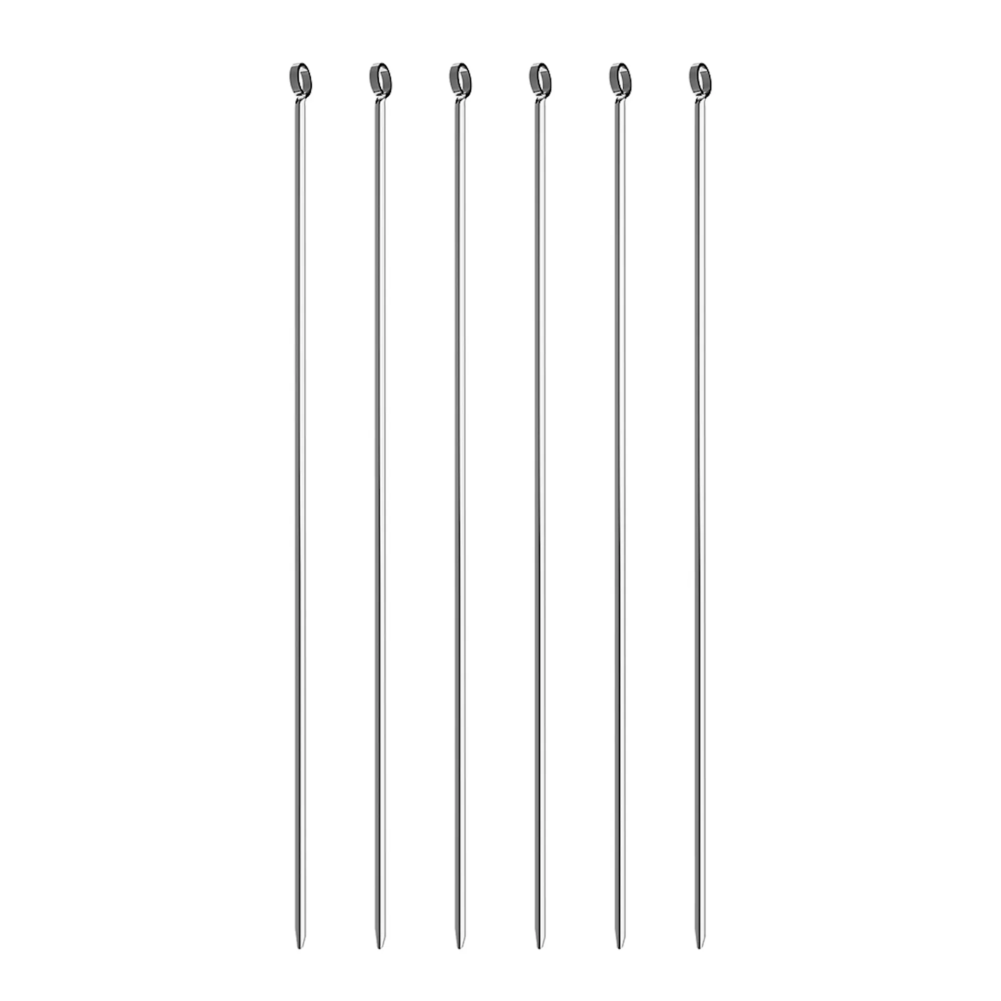 Tramontina BBQ by Hellstrøm grillspett 6-pack stål