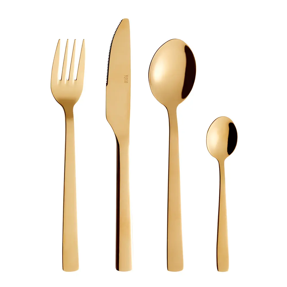 RAW bestikksett 40 deler gull