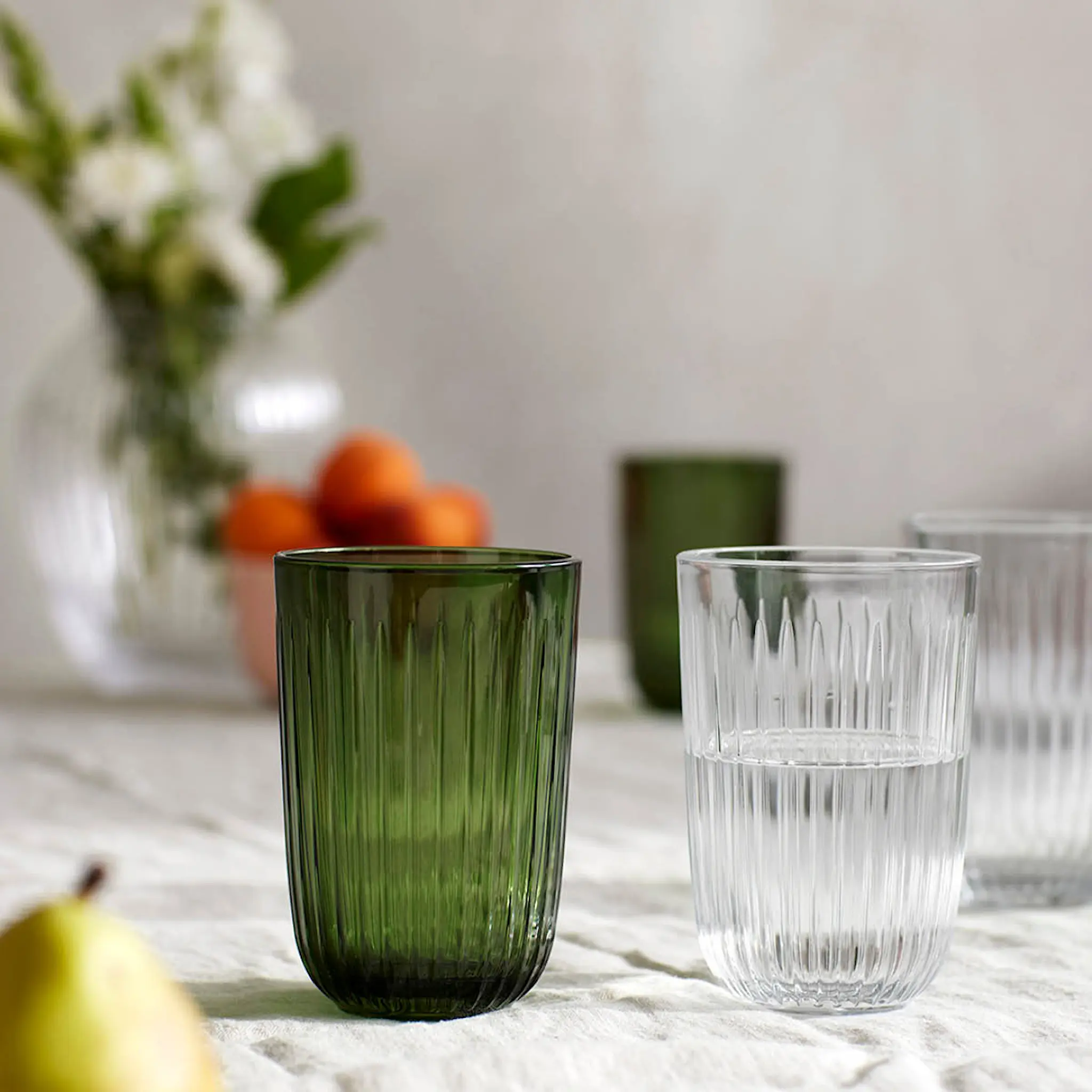 Kähler Hammershøi Vattenglas 37 cl 4-pack Klar