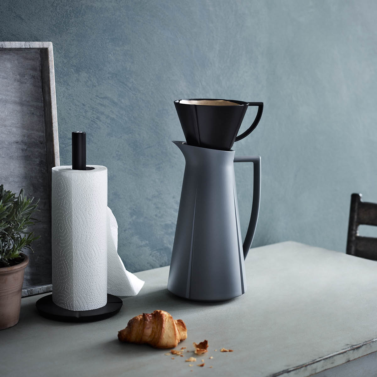 Rosendahl Grand Cru kjøkkenrullholder 31 cm svart