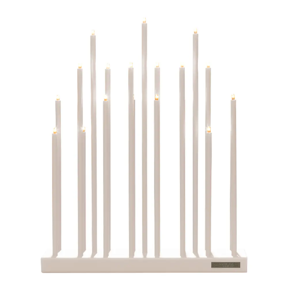 Elflugan Lysestake Grande 50x12,5 cm offwhite