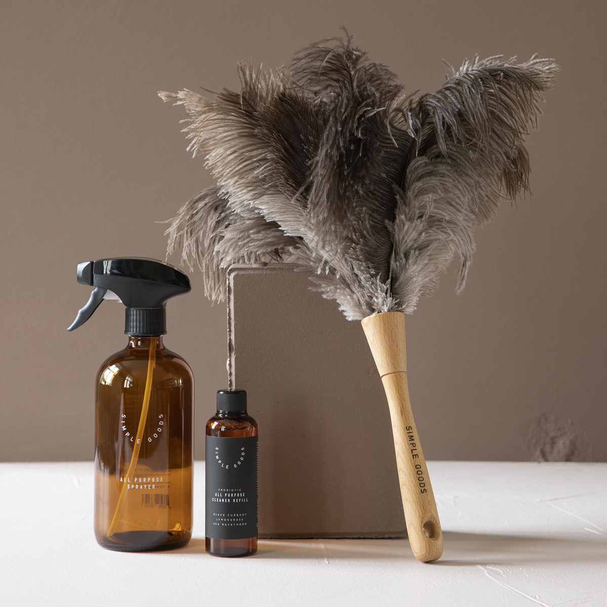 Simple Goods Duster Pölyhuiska 25 cm Strutsinsulat