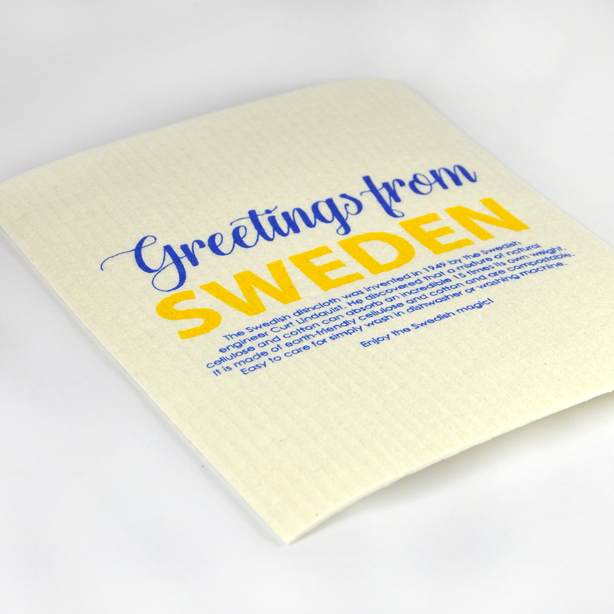Mellow Design Disktrasa 17x20 cm Greetings from Sweden