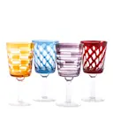 Tubular Vinglas 15 cm 4-pack Multi