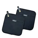 Home grytlapp 20x20 cm 2-pack svart