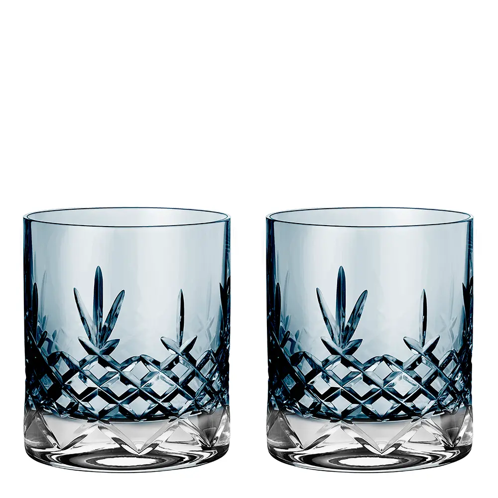 Crispy Lowball Lasi 38 cl 2 kpl Sininen