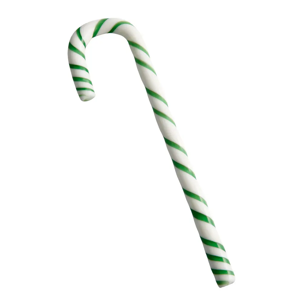 Polka Joulukoriste lasi 17 cm Valkoinen/Vihreä