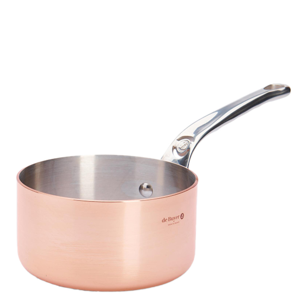de Buyer Prima Matera Kastrull 1,2 L 14 cm Koppar/Rostfritt Stål