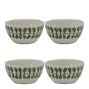 Vegetable Skål 4-pack Vit/Grön