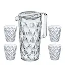 Crystal Karaff + Glas 4-pack Klar
