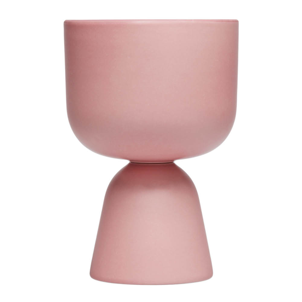 iittala - Nappula Kukkaruukku 19x12,5 cm Matta Vaaleanpunainen