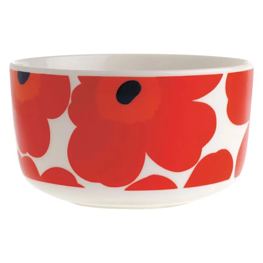 Oiva / Unikko Kulho 50 cl Punainen/Valkoinen