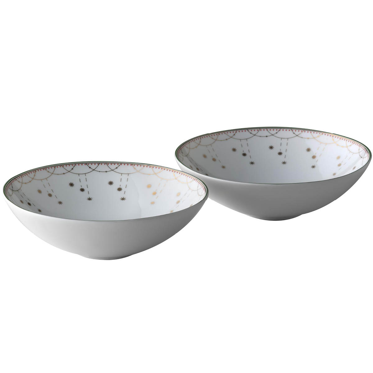 Wik & Walsøe - Julemorgen Girlander kulho 12 cm 2 kpl