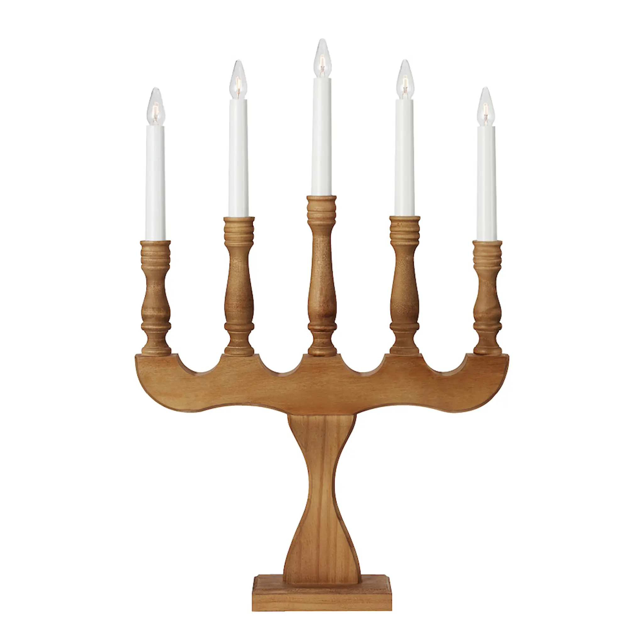 Markslöjd Svaneholm Sähkökynttelikkö Ruskea