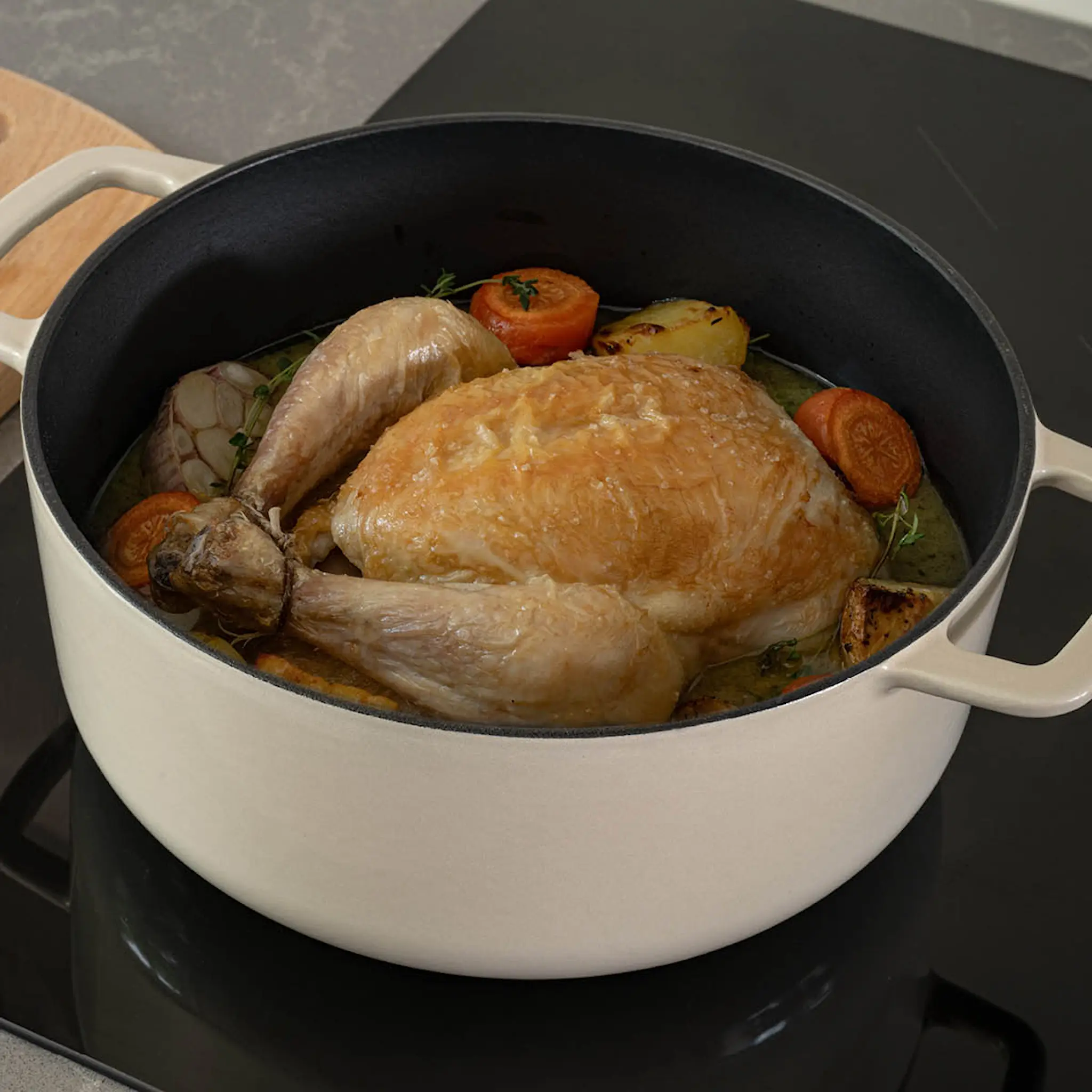 Combekk Gjutjärnsgryta 24 cm 3,8 L sand