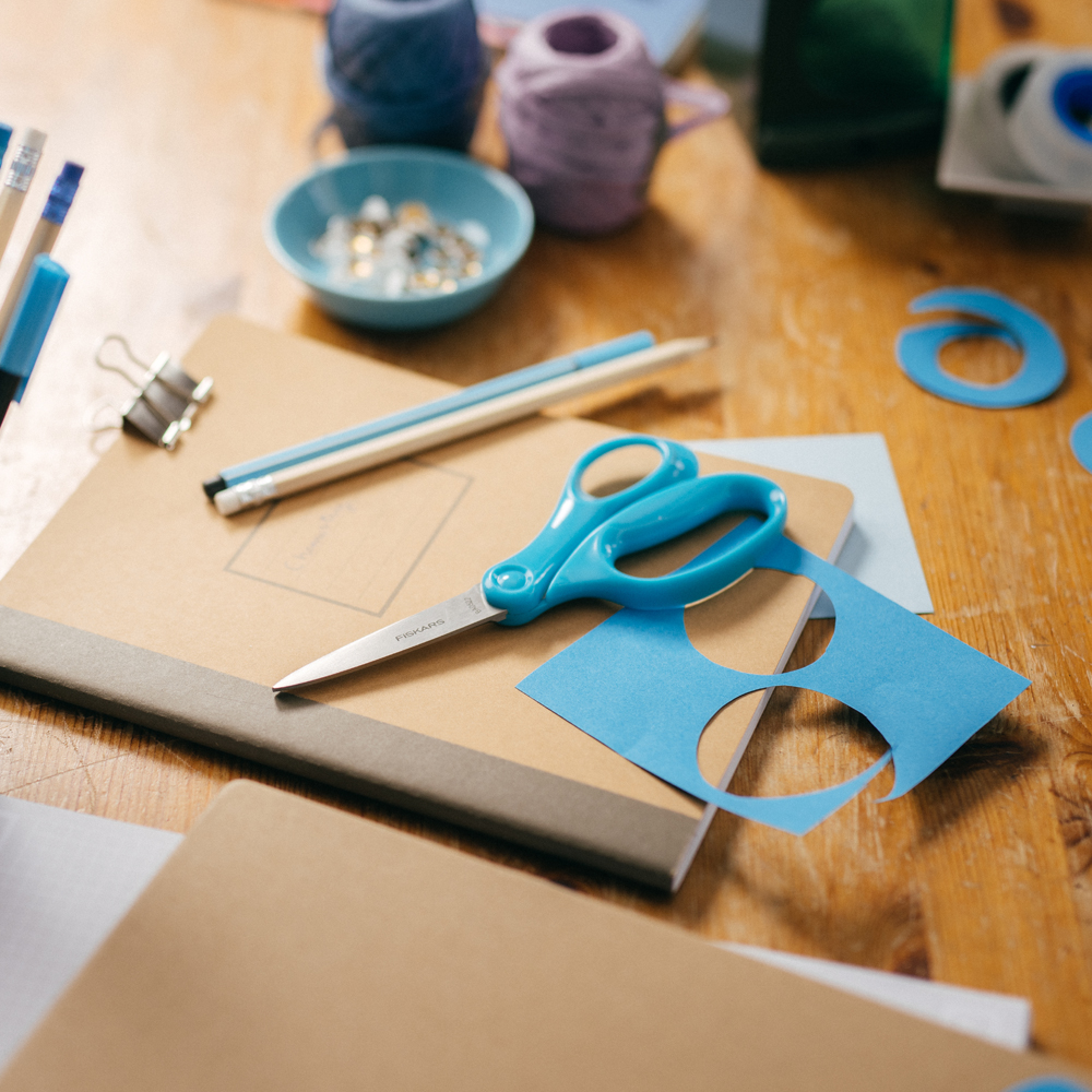 Fiskars Kids Scissors skolesaks 18 cm turkis