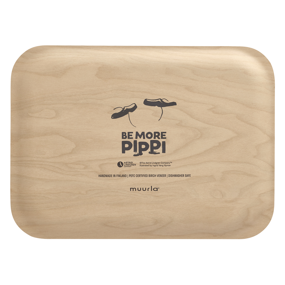 Muurla Be more Pippi brett 27x20 cm beige