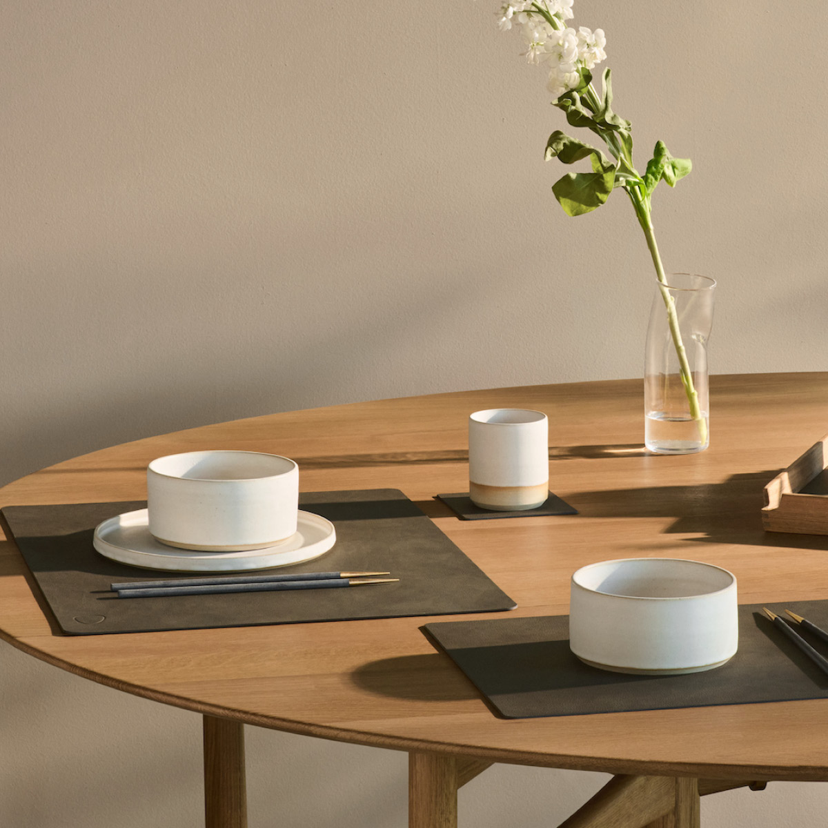 LIND DNA Square Nupo Pöytätabletti 35x45 cm Caviar