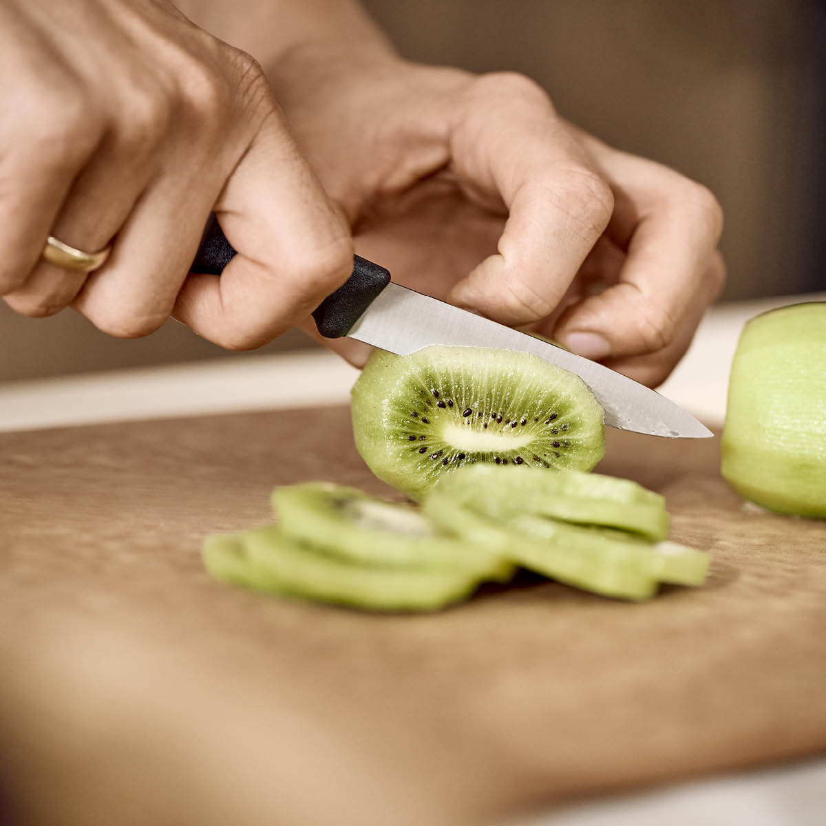 Victorinox Swiss Classic knivsett for grønnsaker 3 deler svart