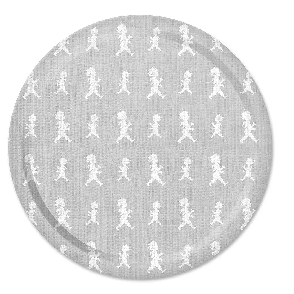 Pyöreä Tarjotin 38 cm Harmaa