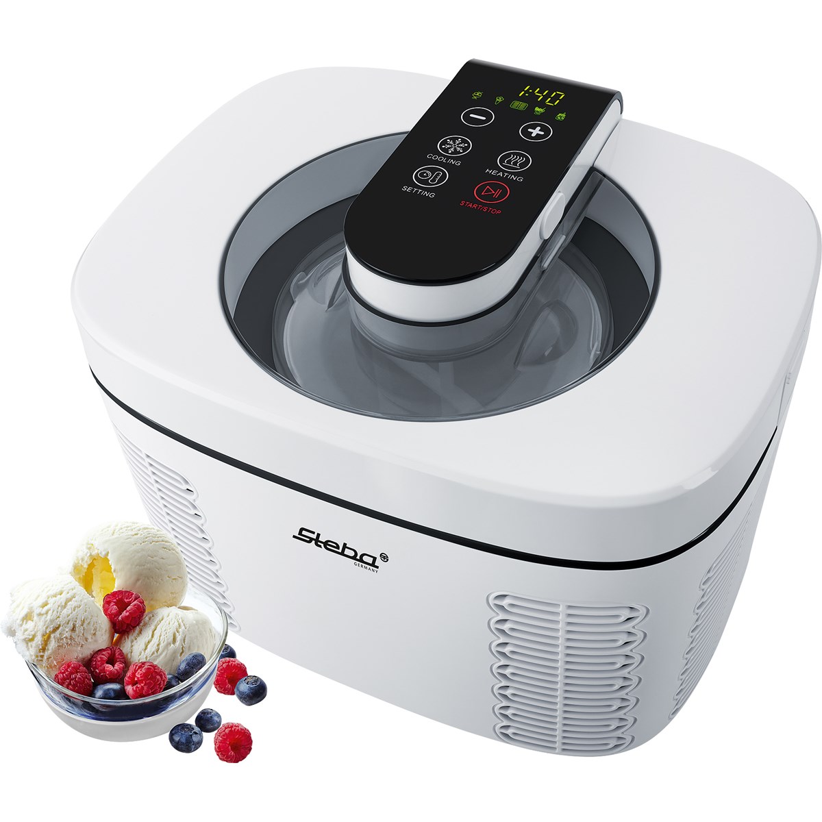 Steba Stic110 Glassmaskin M/Peltier 1,2L Vit
