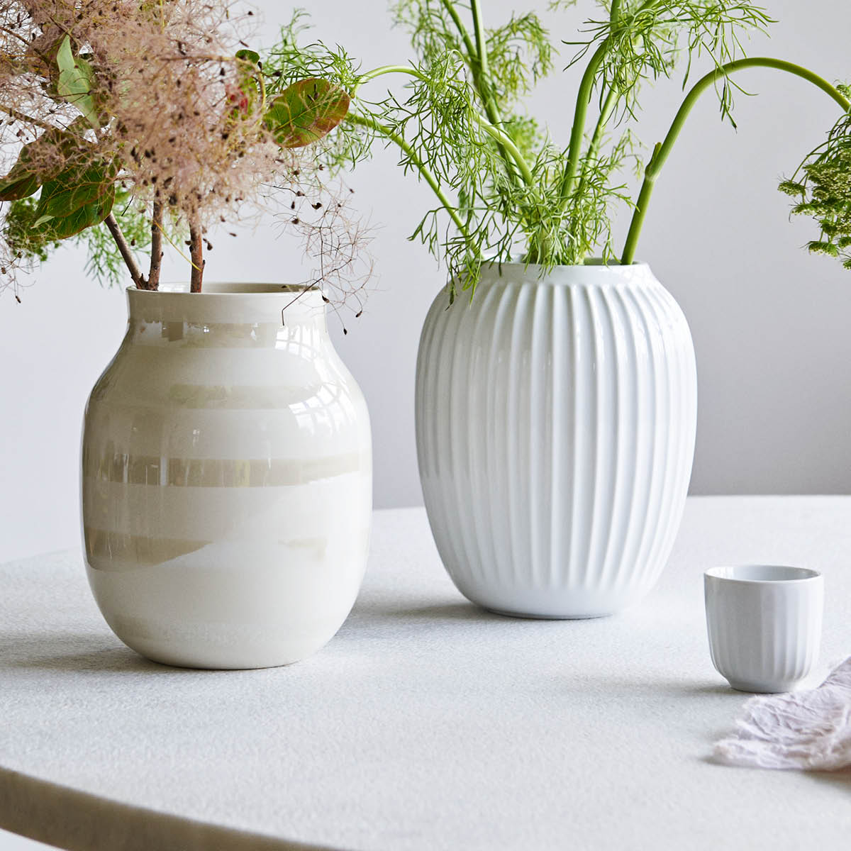 Kähler Hammershøi espressokopp 10 cl hvit