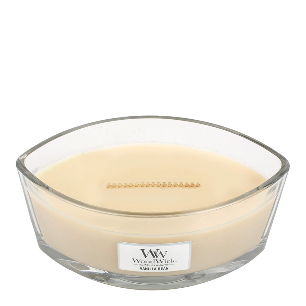 WoodWick Ellipse Tuoksukynttilä 5,5x17,8 cm Vanilla bean