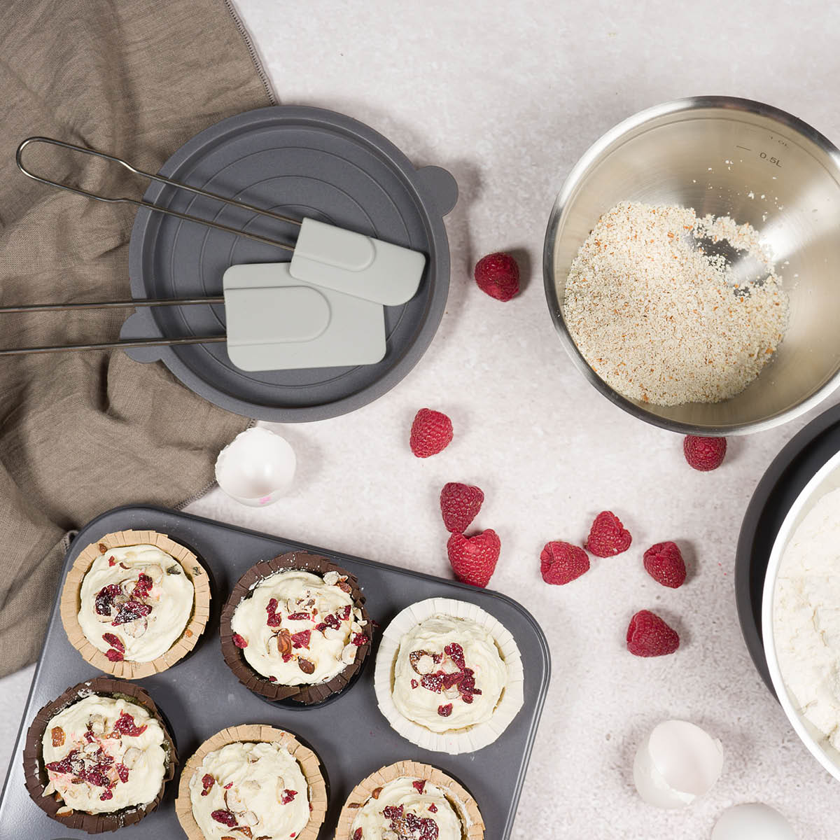 Modern House BAYk slikkepott 2 stk hvit