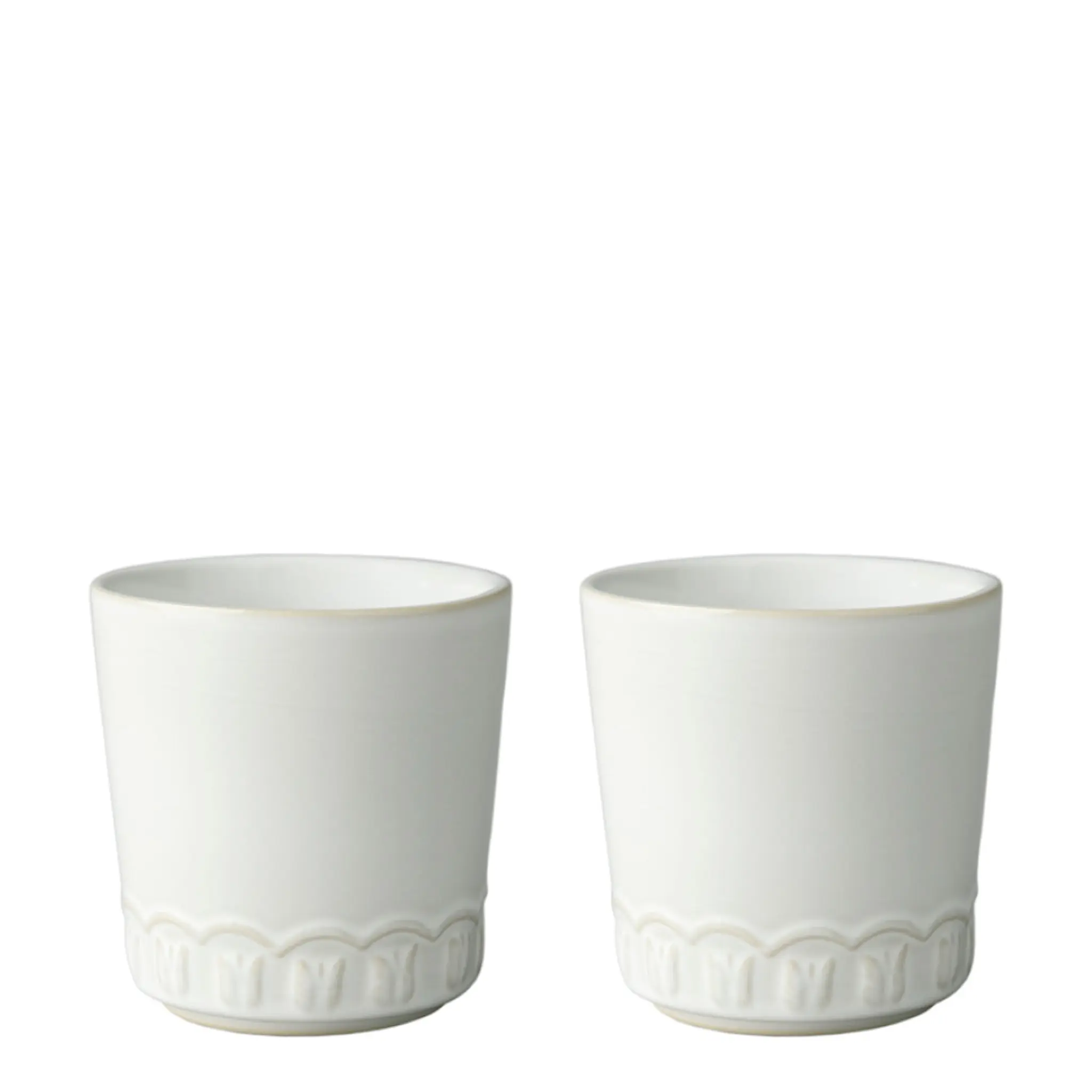 PotteryJo Tulipa Kopp 20 cl 2-pack Vit