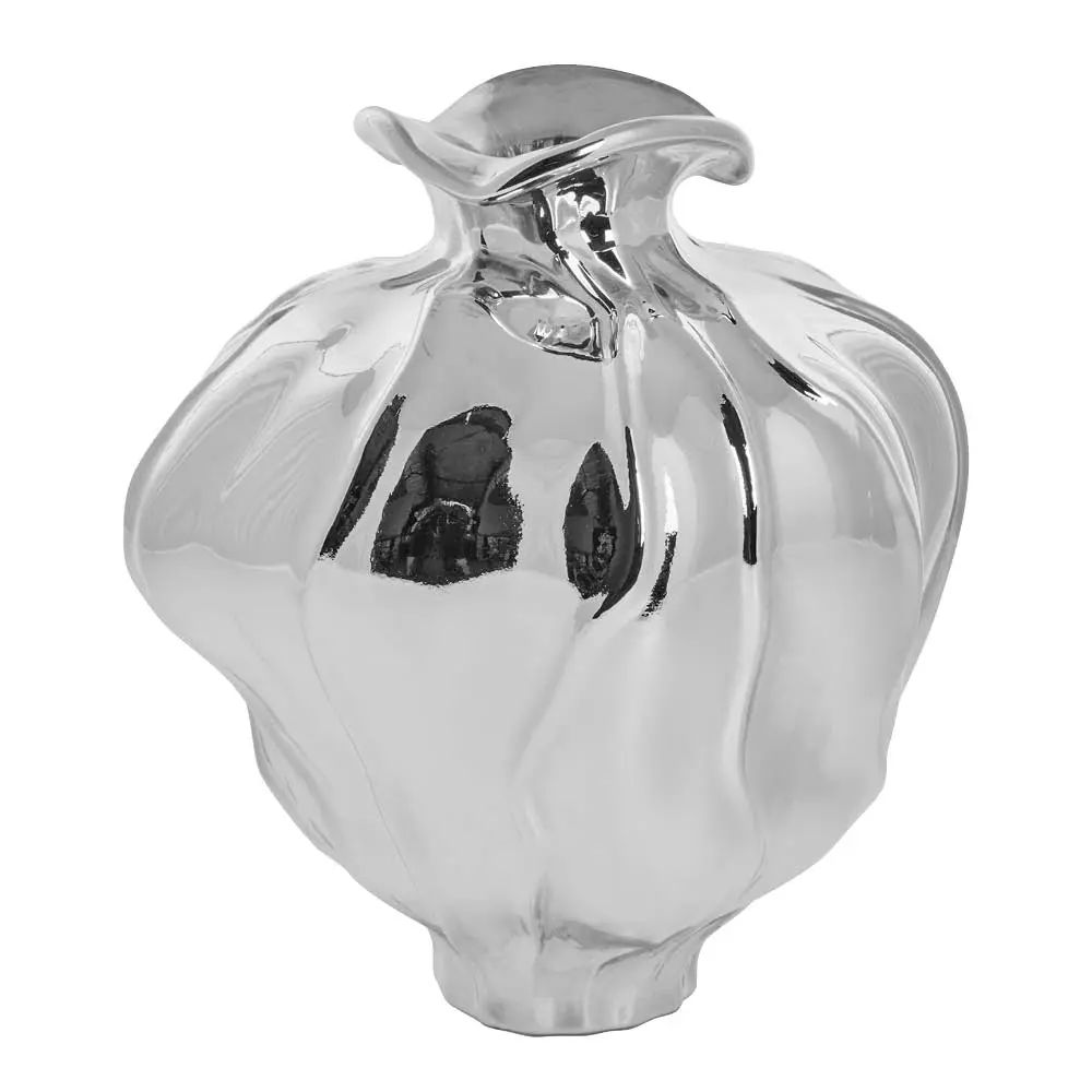 Celeste maljakko 25 cm hopea