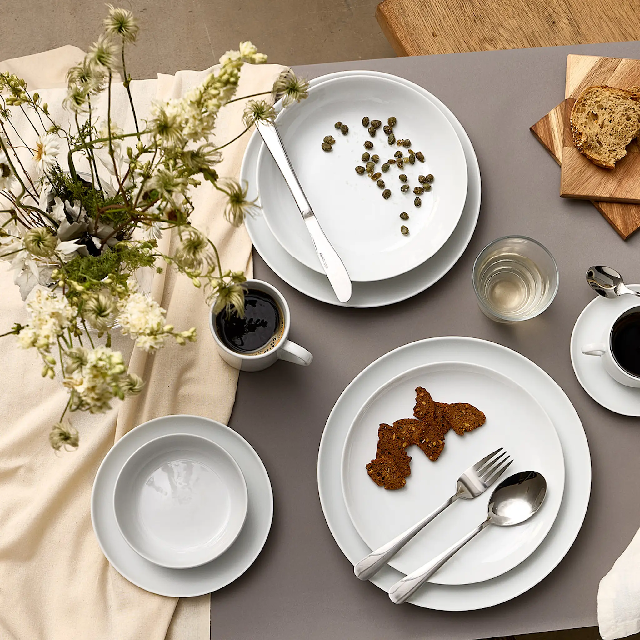 Aida Atelier tallrik 21 cm 4-pack super white