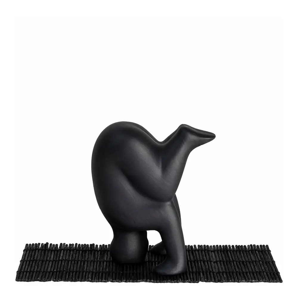Lisa Larson Yoga no 4 figur 10 cm svart