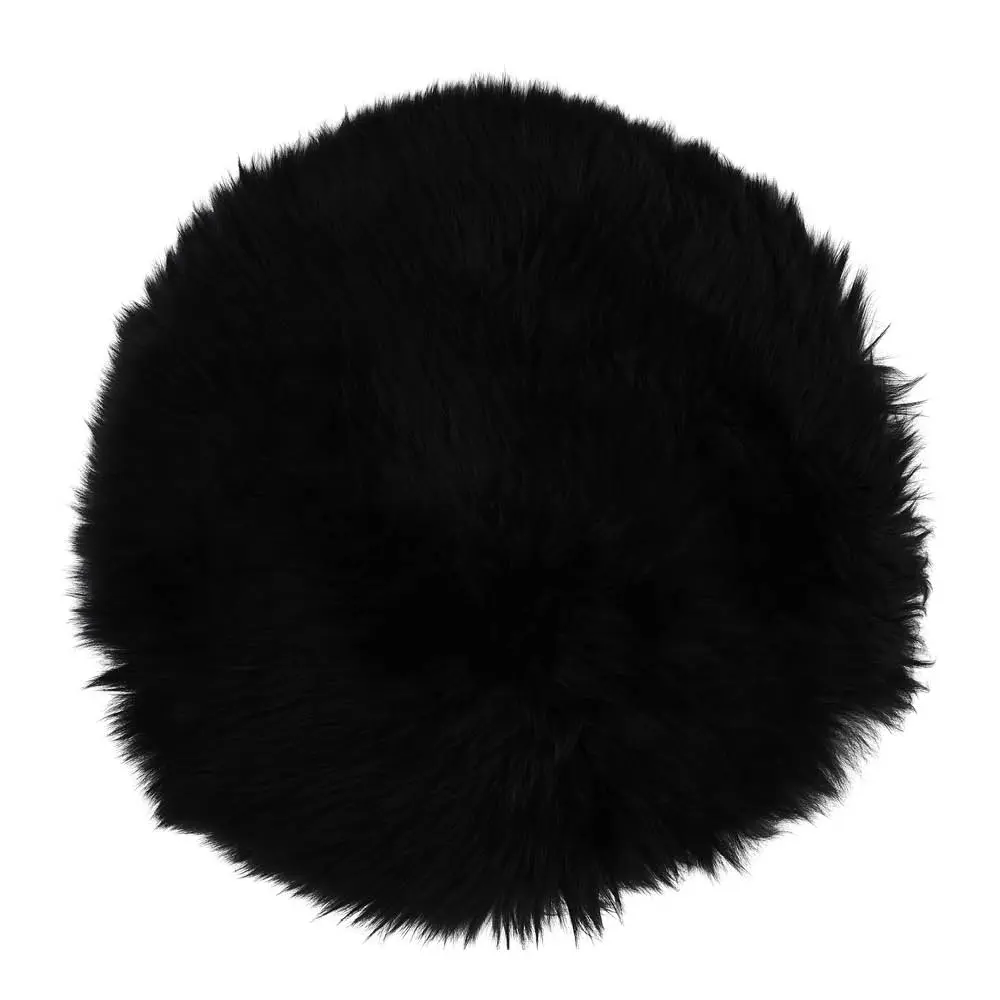 Istuinalusta New Zealand lampa pitkä villa 34 cm musta