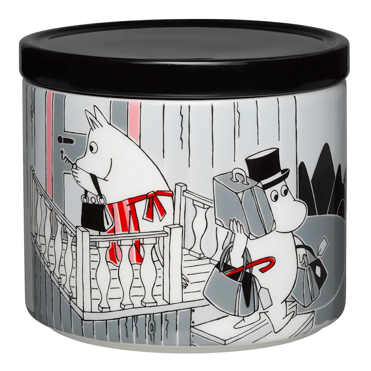 Moomin Arabia Mumin burk 0,7 L Äventyr Flytten