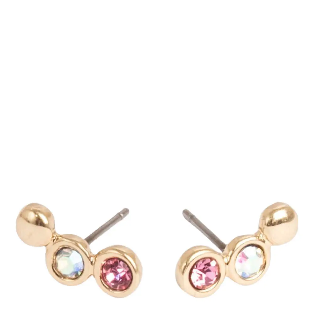 Sweet Droplets små øredobber 12 mm gull/multi