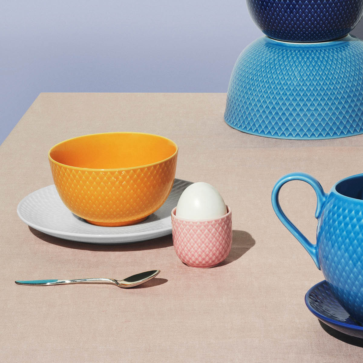 Lyngby Porcelæn Rhombe Color Kulho 11 cm Keltainen