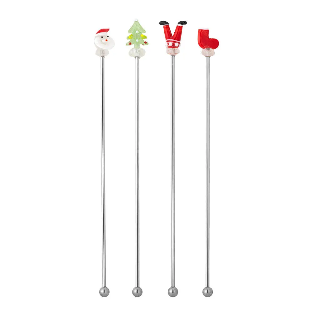Misa cocktailtikut 12 cm 4 kpl joulukuvio